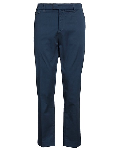 BIKKEMBERGS Casual pants Midnight blue 98% Cotton, 2% Elastane