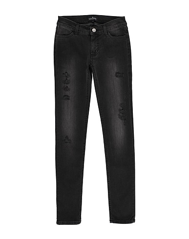 LITTLE REMIX by CHARLOTTE ESKILDSEN Denim trousers 89% Cotton, 8% Polyester, 3% Lycra®