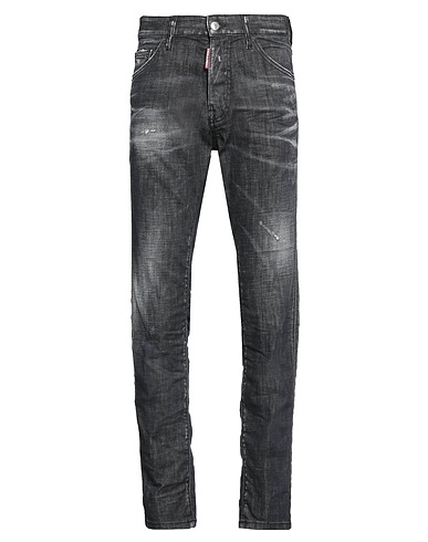 DSQUARED2 Denim trousers Black 98% Cotton, 2% Elastane