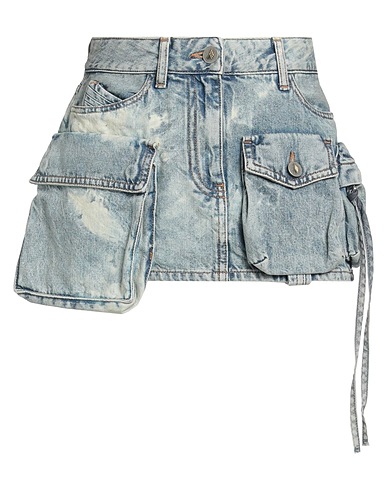 THE ATTICO Denim skirt Blue 100% Cotton