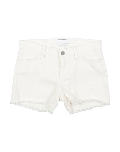 DESIGNERS REMIX Shorts & Bermuda Bianco 95% Cotone organico, 4% Poliestere riciclato, 1% Elastan