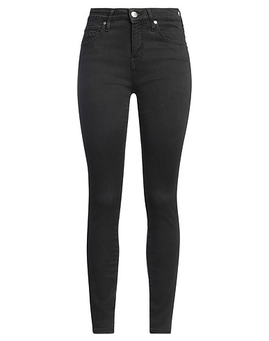 JACOB COHЁN Denim trousers Black 63% Lyocell, 30% Cotton, 5% Polyester, 2% Elastane