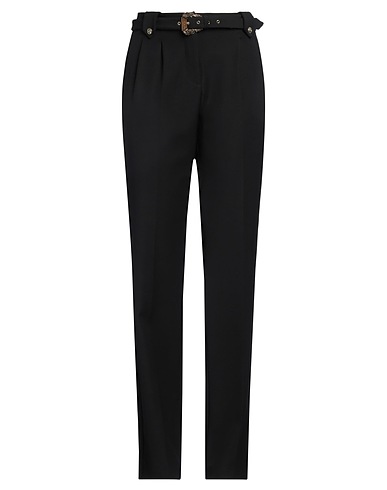 VERSACE JEANS COUTURE Casual trouser Black 49% Viscose, 42% Polyamide, 9% Elastane