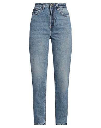 TWINSET Denim trousers Blue 100% Cotton