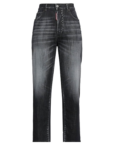 DSQUARED2 Denim trousers Charcoal 98% Cotton, 2% Elastane