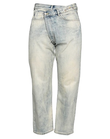 R13 Pantaloni jeans Blu 100% Cotone, Pelle di bovino