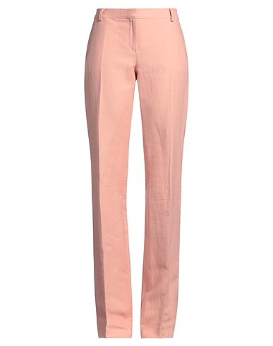 SPORTMAX CODE Casual trouser Pink 75% Linen, 25% Cotton