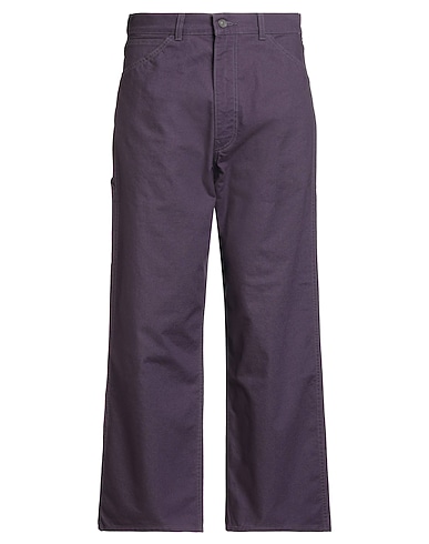 LEVI'S Casual trouser Dark purple 71% Cotton, 28% Polyamide, 1% Elastane