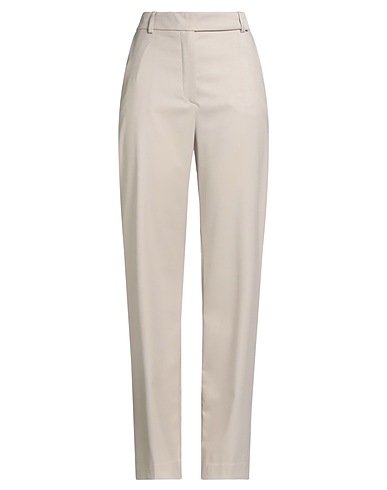 HEBE STUDIO Pantalone Beige 63% Poliestere, 34% Viscosa, 3% Elastan