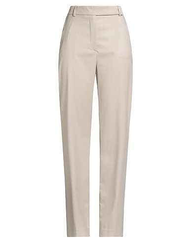 HEBE STUDIO Casual trouser 63% Polyester, 34% Viscose, 3% Elastane