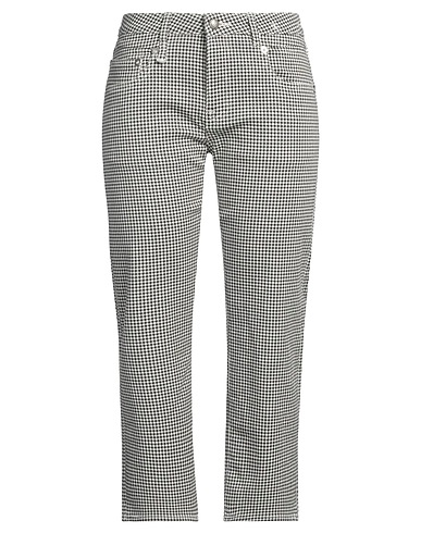 R13 Denim trousers Black 98% Cotton, 2% Polyurethane, Cow leather