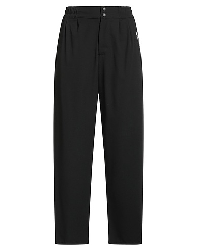 DISCLAIMER Casual trouser Black 75% Polyester, 20% Viscose, 5% Elastane