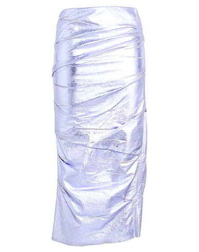 THE ATTICO Midi skirt Lilac 100% Lambskin