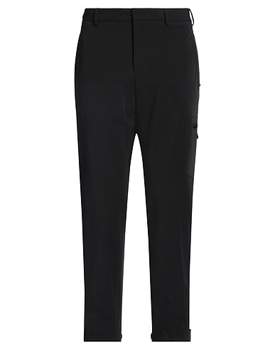 PT Torino Casual trouser Black 48% Cotton, 46% Polyamide, 6% Elastane
