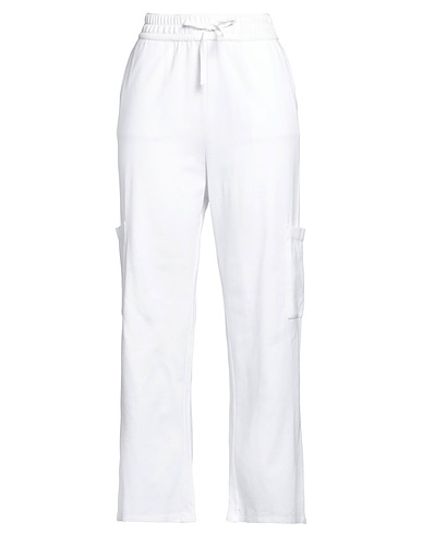 MAJESTIC FILATURES Casual trouser White 100% Organic cotton