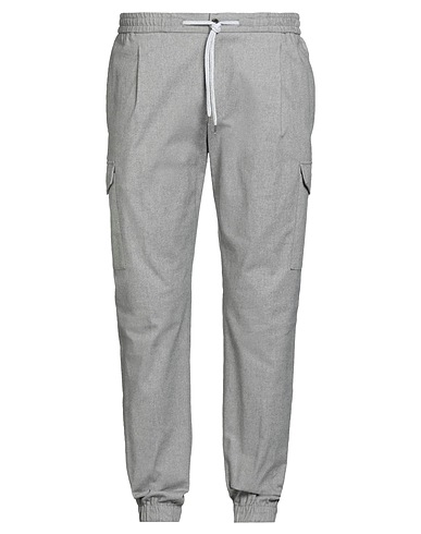 PT Torino Casual trouser Light grey 98% Cotton, 2% Elastane