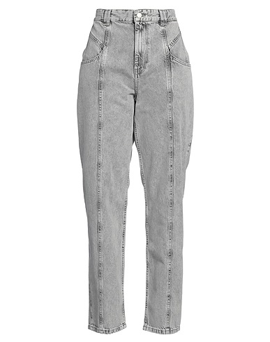 AG JEANS Denim pants Light grey 67% Cotton, 33% Lyocell