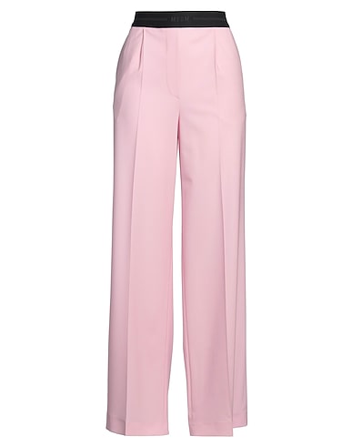 MSGM Casual trouser Light pink 96% Virgin Wool, 4% Elastane