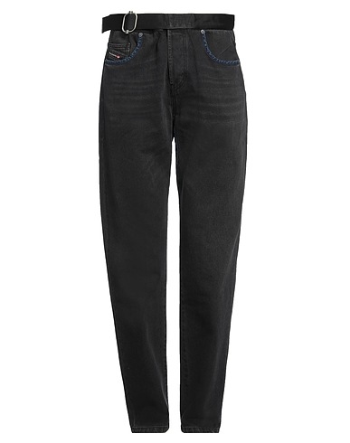 DIESEL Denim trousers Black 100% Cotton, Polypropylene, Polyester