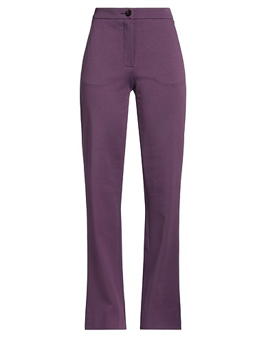 IRA WALENDY Casual pants Plum 47% Viscose, 47% Polyamide, 6% Elastane