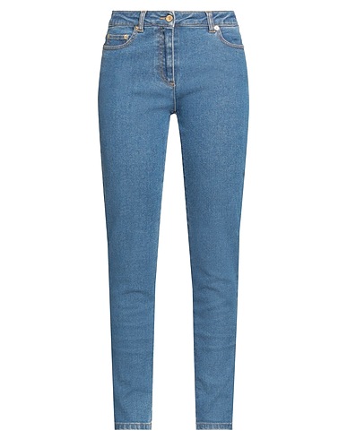 MOSCHINO Denim trousers Blue 98% Cotton, 2% Elastane