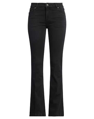 JOHN RICHMOND Denim trousers Black 99% Cotton, 1% Elastane
