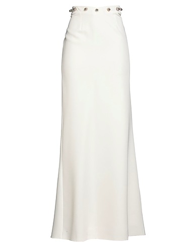 TASSOS MITROPOULOS Long skirt White 95% Polyester, 5% Elastane