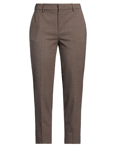 PT Torino Casual trouser Brown 95% Virgin Wool, 5% Elastane