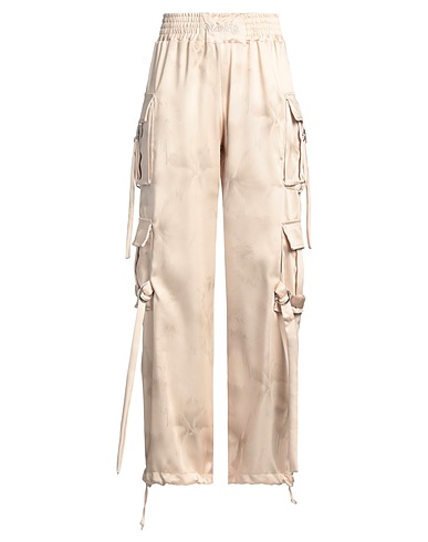 DISCLAIMER Casual trouser Sand 97% Polyester, 3% Elastane