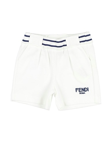 FENDI Shorts & Bermuda White 100% Cotton