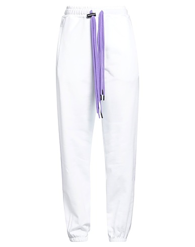 DISCLAIMER Casual trouser White 100% Cotton