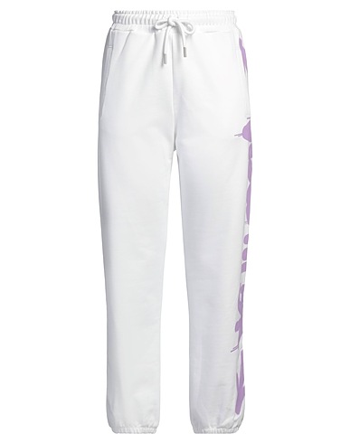 DISCLAIMER Casual trouser White 100% Cotton