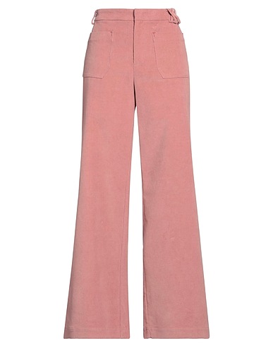 MALÌPARMI Casual trouser Antique rose 99% Cotton, 1% Elastane