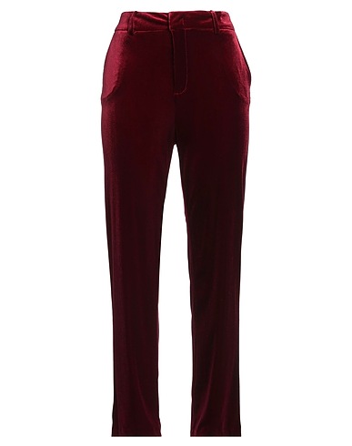 SOALLURE Pantalon Bordeaux 92% Polyester, 8% Élasthanne