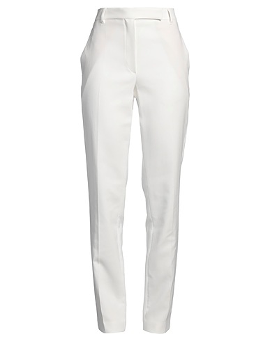 BRUNELLO CUCINELLI Pantalone Bianco 100% Cotone, Ottone