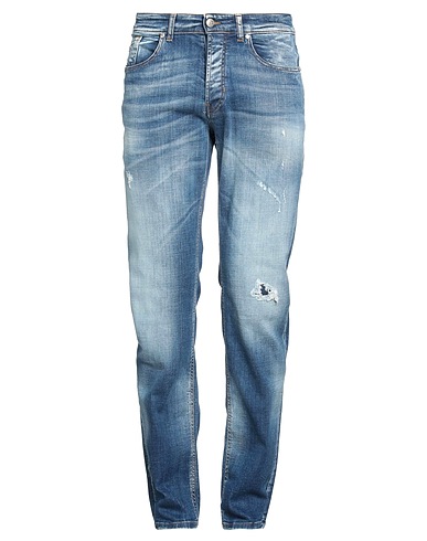 JOHN RICHMOND Denim trousers Blue 98% Cotton, 2% Elastane