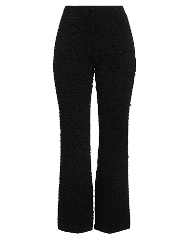 SANDRO Casual pants Black 48% Polyester, 24% Acrylic, 22% Polyamide, 6% Wool, Viscose