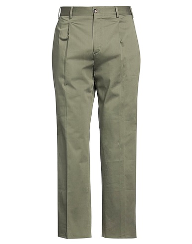 PT Torino Casual trouser Sage green 98% Cotton, 2% Elastane