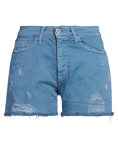 PLEASE Shorts Blau 98% Baumwolle, 2% Elastan