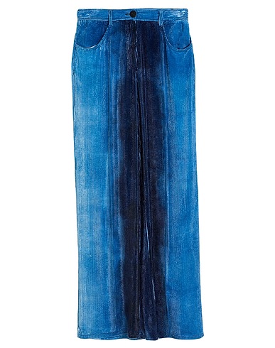 FORTE_FORTE Casual pants Azure 100% Viscose