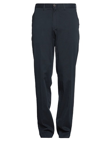 BARBOUR Casual trouser Navy blue 97% Organic cotton, 3% Elastane