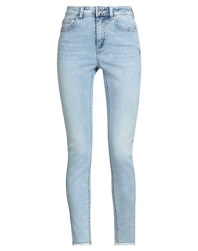 ONLY Denim trousers BLUE DENIM Blue 64% Cotton, 31% Polyester, 3% Viscose, 2% Elastane