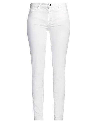 TRAMAROSSA Casual pants White 95% Cotton, 5% Elastane