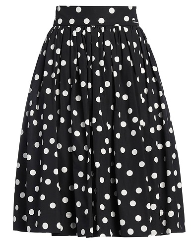 DOLCE&GABBANA Midi skirt Black 100% Cotton