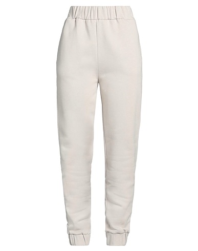 FABIANA FILIPPI Sports trouser BEIGE 100% Cotton, Ecobrass