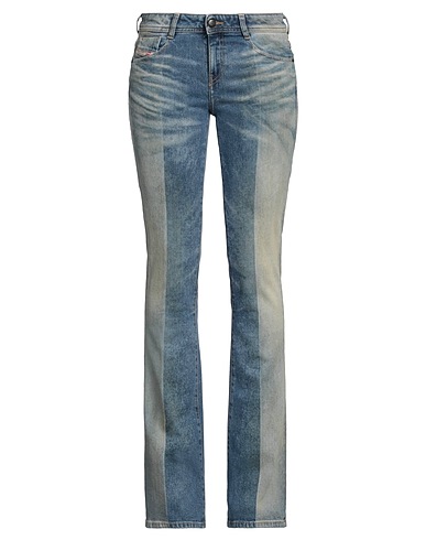 DIESEL Bootcut Jeans Blue 79% Cotton, 20% Hemp, 1% Elastane, Cow leather