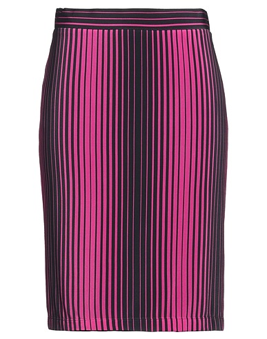 MOSCHINO Midi skirt COUTURE Magenta 94% Viscose, 6% Elastane