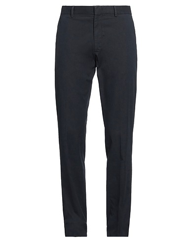 ZEGNA Casual pants Midnight blue 97% Cotton, 3% Elastane