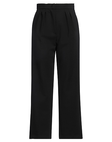 MAX MARA Casual trouser Black 96% Virgin Wool, 4% Elastane