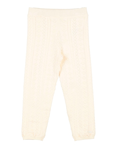CHLOÉ Leggings Cream 90% Cotton, 10% Wool